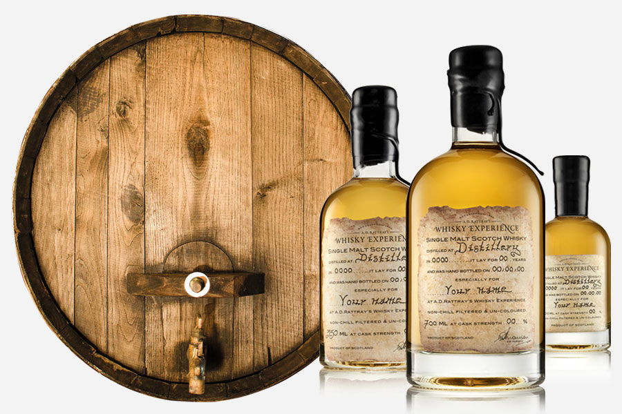 Own Label Whisky | Personalised Whisky Labels | A D Rattray