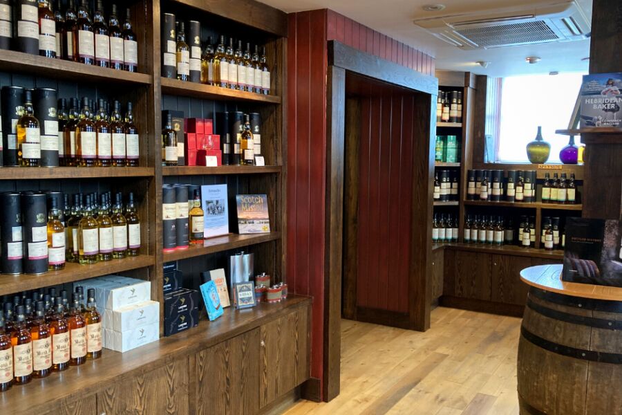 Whisky Shop Shelves