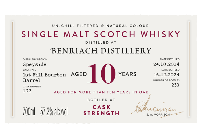 Benriach2014 DRCC75