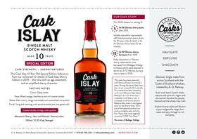 Cask Islay 10YO Sherry Matured Sales Sheet
